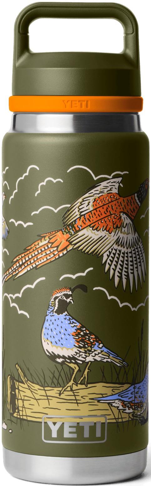 Rambler 769ml / 26oz Bottle w/ Chug Cap - Printed - upland bird olive 1