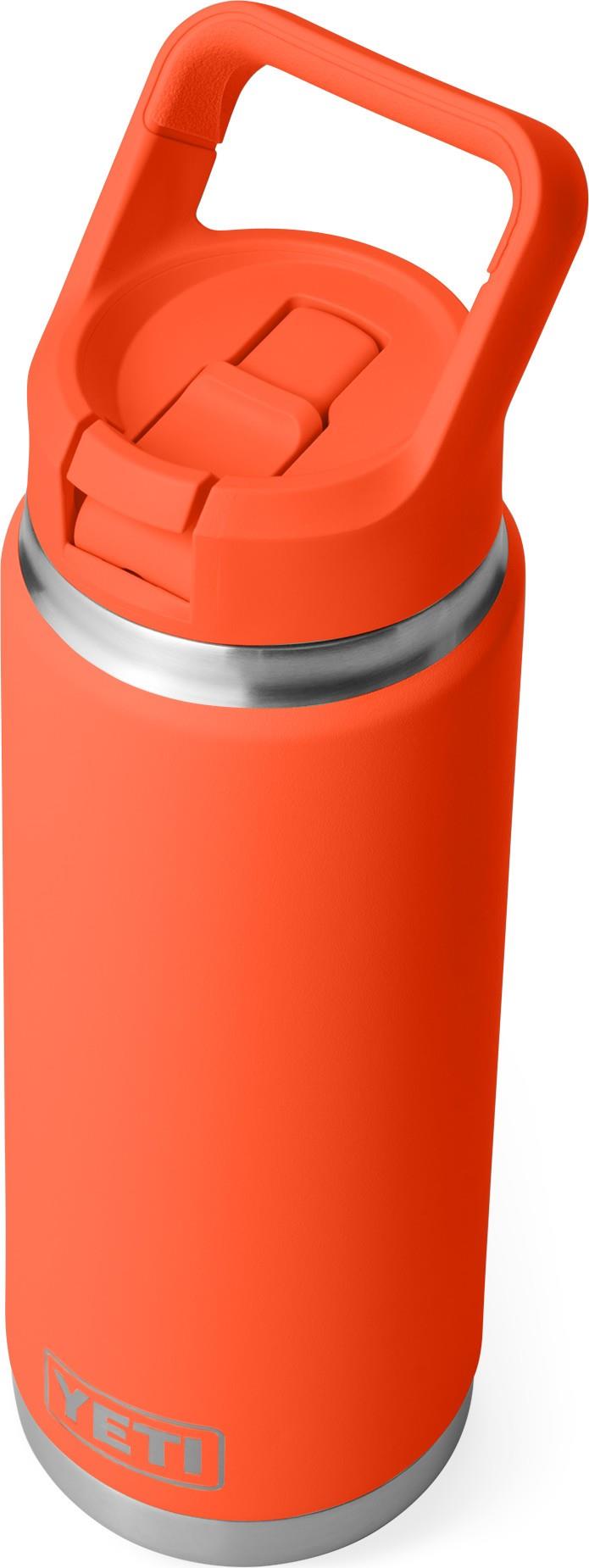 Rambler 769ml / 26oz Bottle w/ Colored Straw - papaya 1