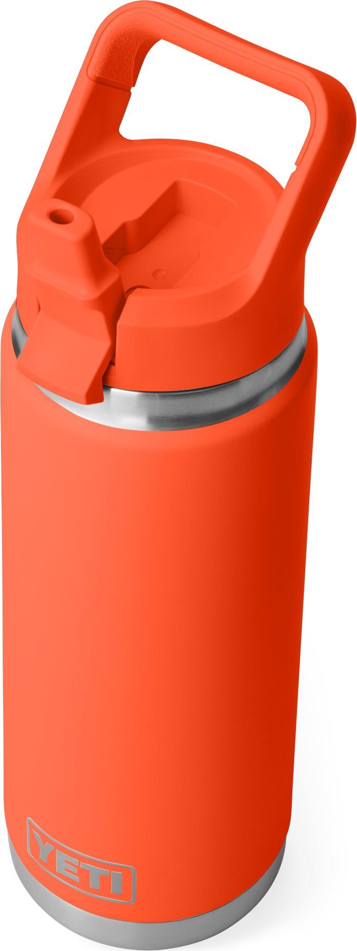Rambler 769ml / 26oz Bottle w/ Colored Straw - papaya 1