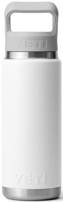 Rambler 769ml / 26oz Bottle w/ Colored Straw - white 1