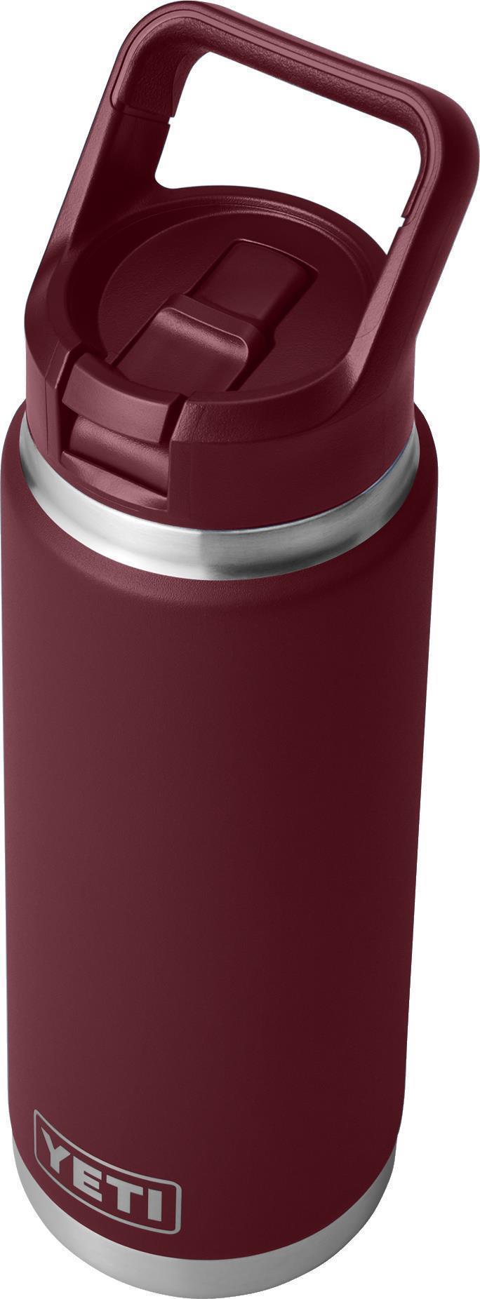 Rambler 769ml / 26oz Bottle with Colored Straw Lid - Wild Vine Red 1