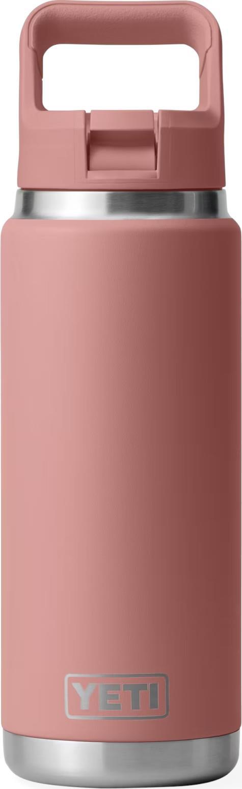 Rambler 769ml / 26oz Bottle with Colored Straw Lid - sandstone pink 1