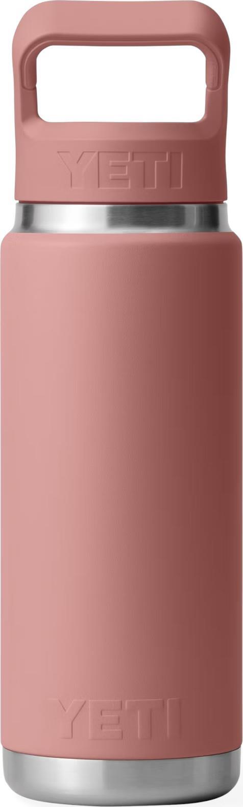 Rambler 769ml / 26oz Bottle with Colored Straw Lid - sandstone pink 1