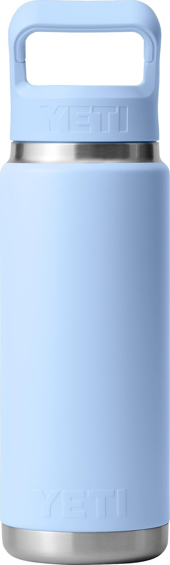Rambler 769ml / 26oz Bottle with Colored Straw - big sky blue 1