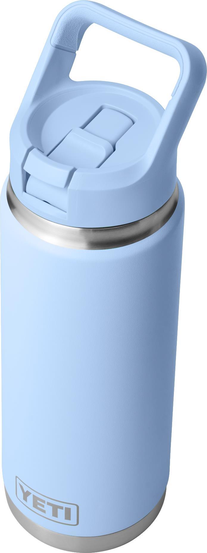 Rambler 769ml / 26oz Bottle with Colored Straw - big sky blue 1