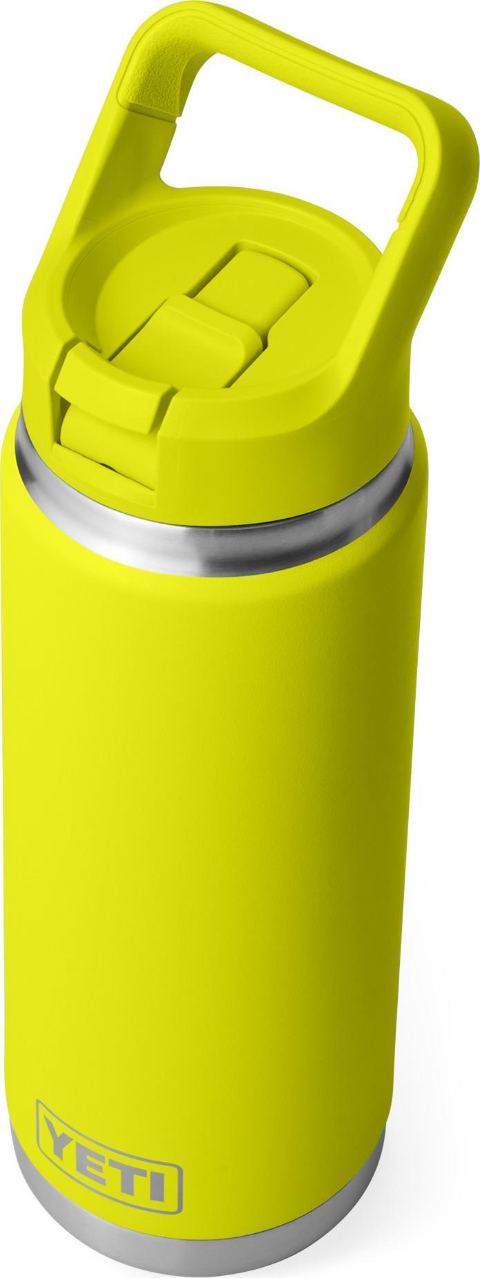 Rambler 769ml / 26oz Bottle with Colored Straw - firefly yellow 1