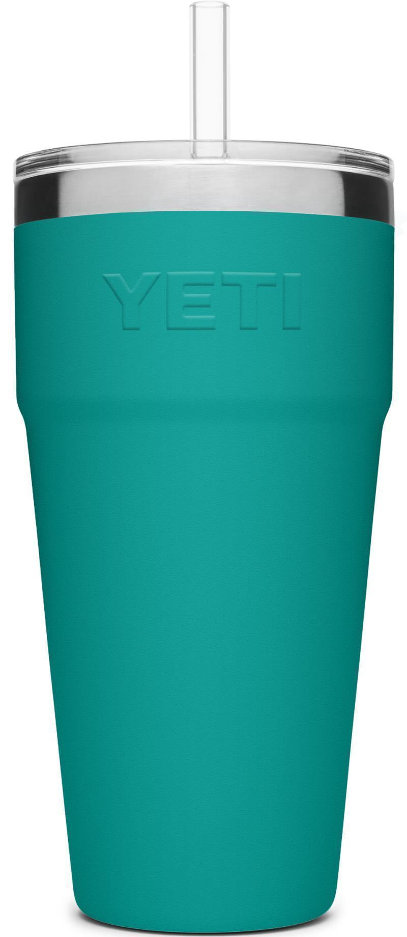 Rambler 769ml / 26oz Stackable Cup w/ Straw - Aquifer Blue 3