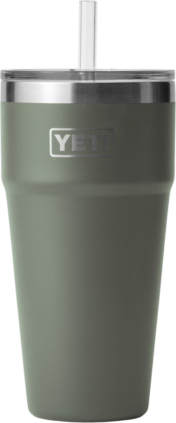 Rambler 769ml / 26oz Stackable Cup w/ Straw - Camp Green 1