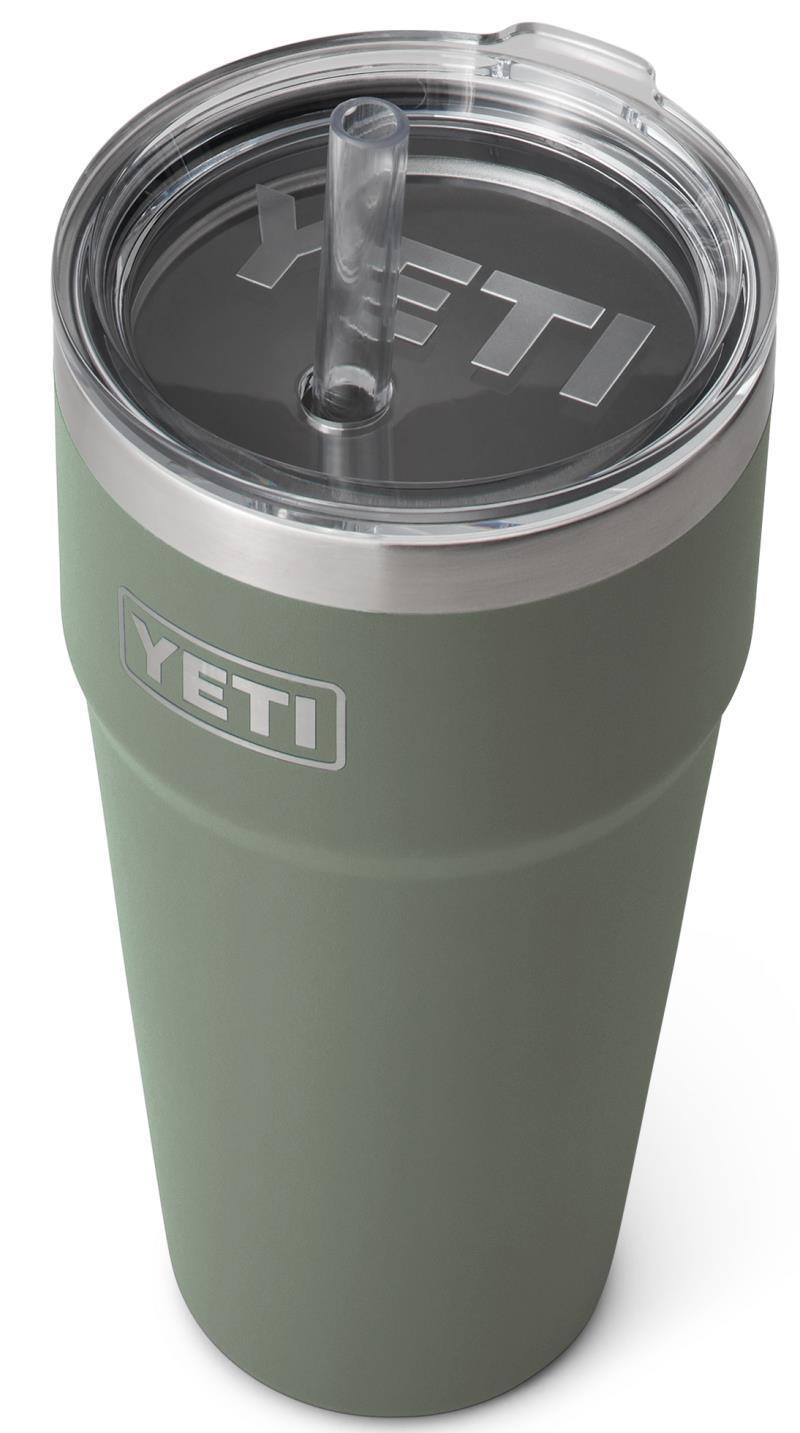 Rambler 769ml / 26oz Stackable Cup w/ Straw - Camp Green 3
