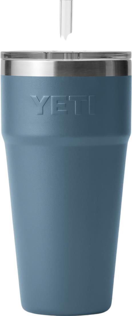 Rambler 769ml / 26oz Stackable Cup w/ Straw - Nordic Blue 3