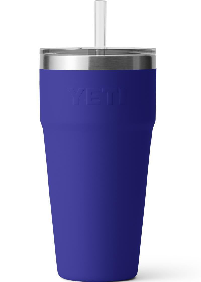 Rambler 769ml / 26oz Stackable Cup w/ Straw - Offshore Blue 3