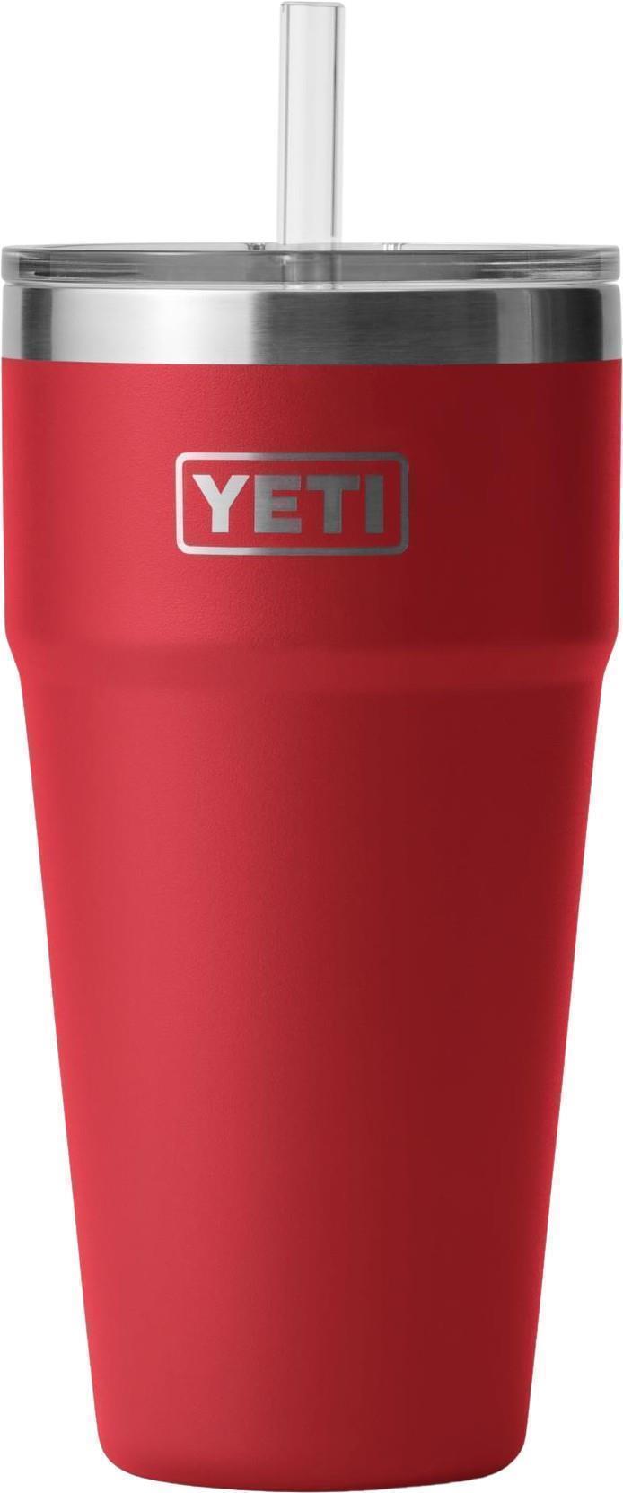 Rambler 769ml / 26oz Stackable Cup w/ Straw - Rescue Red 1