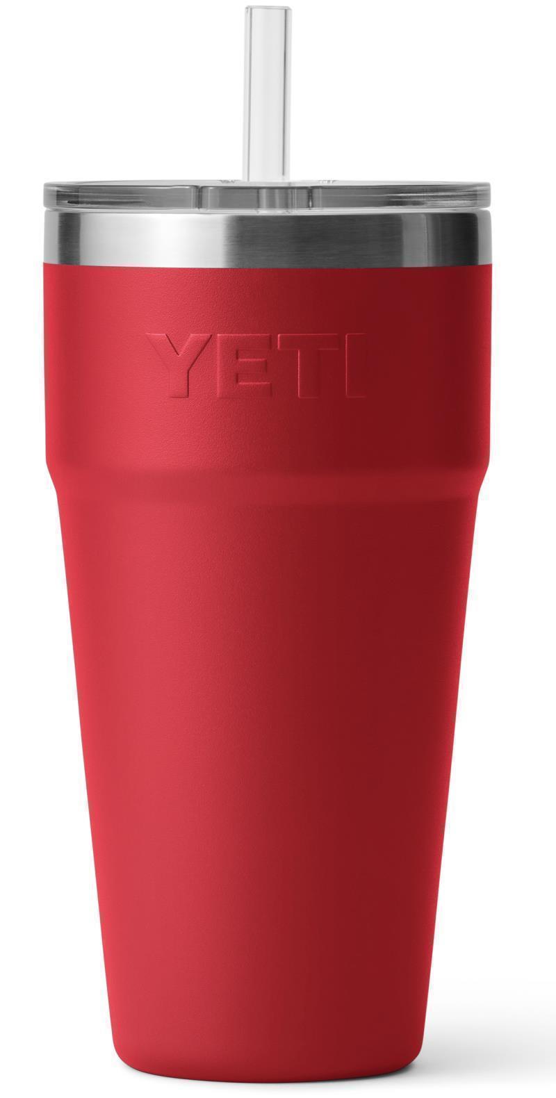 Rambler 769ml / 26oz Stackable Cup w/ Straw - Rescue Red 2