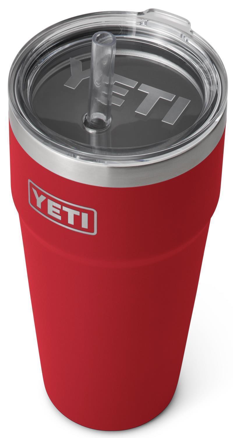Rambler 769ml / 26oz Stackable Cup w/ Straw - Rescue Red 3