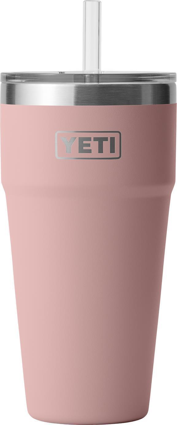 Rambler 769ml / 26oz Stackable Cup w/ Straw - Sandstone Pink 1