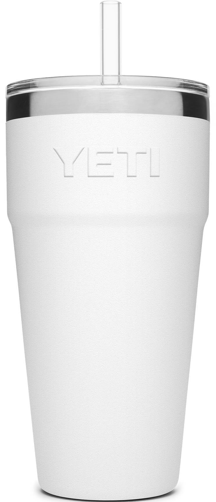 Rambler 769ml / 26oz Stackable Cup w/ Straw - White 3