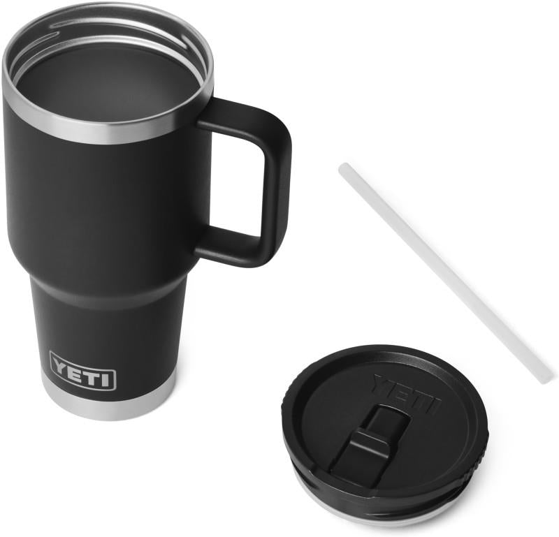 Rambler 887ml / 30oz Travel Mug w/ Straw - black 1