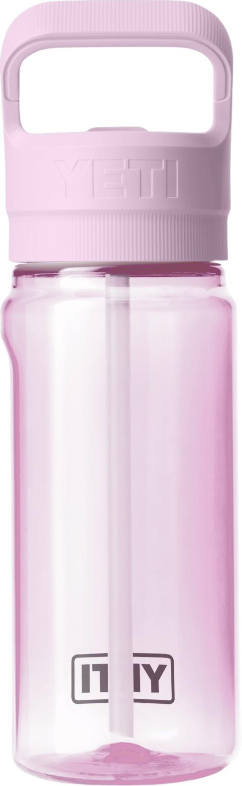 Yonder 600ml / 20oz Tether Water Bottle w/ Colored Straw - cherry blossom 1