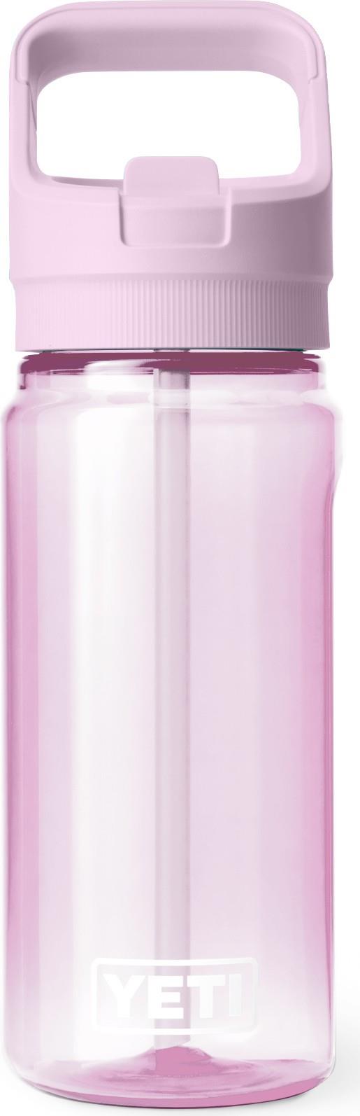Yonder 600ml / 20oz Tether Water Bottle w/ Colored Straw - cherry blossom 1