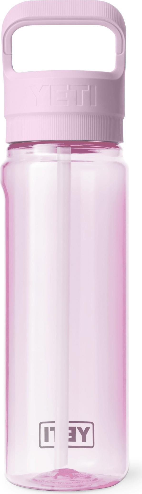 Yonder 750ml / 25oz Tether Water Bottle w/ Colored Straw - cherry blossom 1