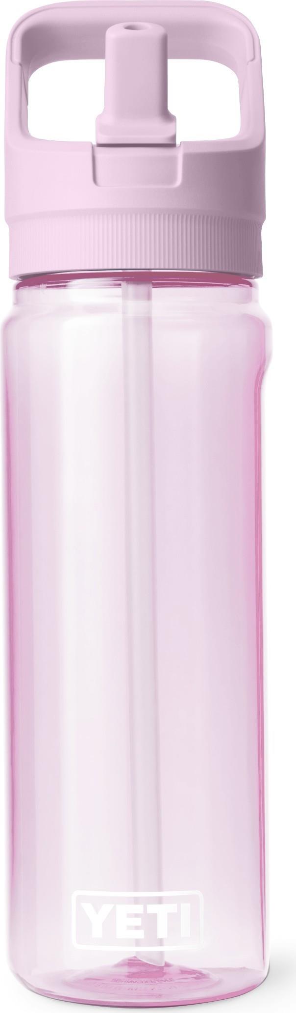 Yonder 750ml / 25oz Tether Water Bottle w/ Colored Straw - cherry blossom 1