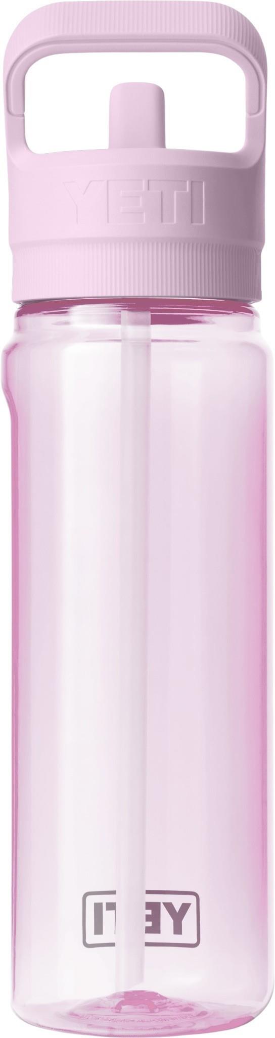 Yonder 750ml / 25oz Tether Water Bottle w/ Colored Straw - cherry blossom 1