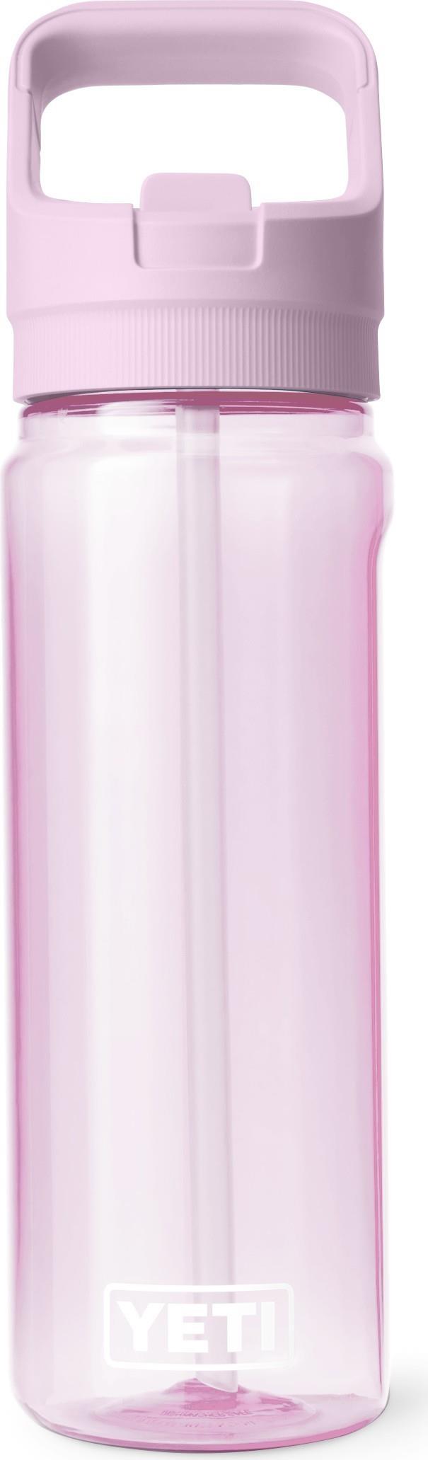Yonder 750ml / 25oz Tether Water Bottle w/ Colored Straw - cherry blossom 1