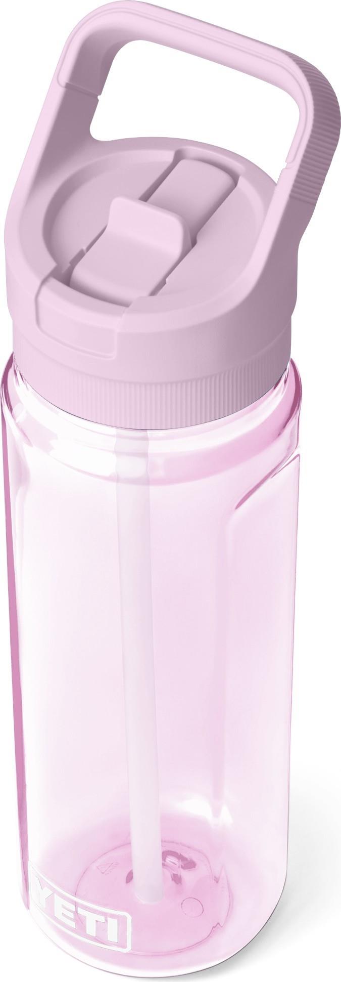 Yonder 750ml / 25oz Tether Water Bottle w/ Colored Straw - cherry blossom 1