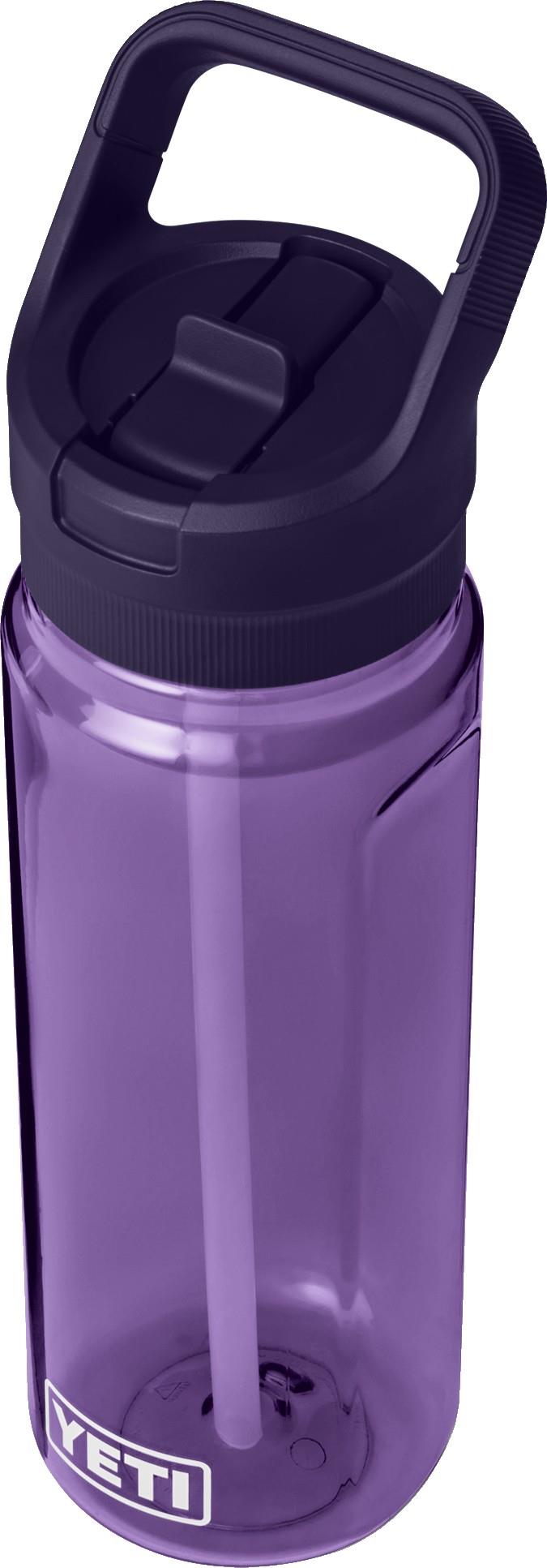 Yonder 750ml / 25oz Tether Water Bottle w/ Colored Straw - pace purple 1