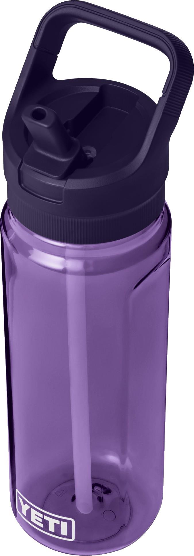 Yonder 750ml / 25oz Tether Water Bottle w/ Colored Straw - pace purple 1