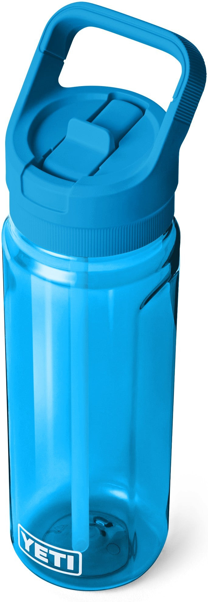 Yonder 750ml / 25oz Water Bottle with Colored Straw - big wave blue 1