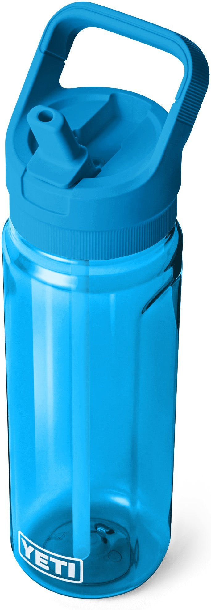 Yonder 750ml / 25oz Water Bottle with Colored Straw - big wave blue 1