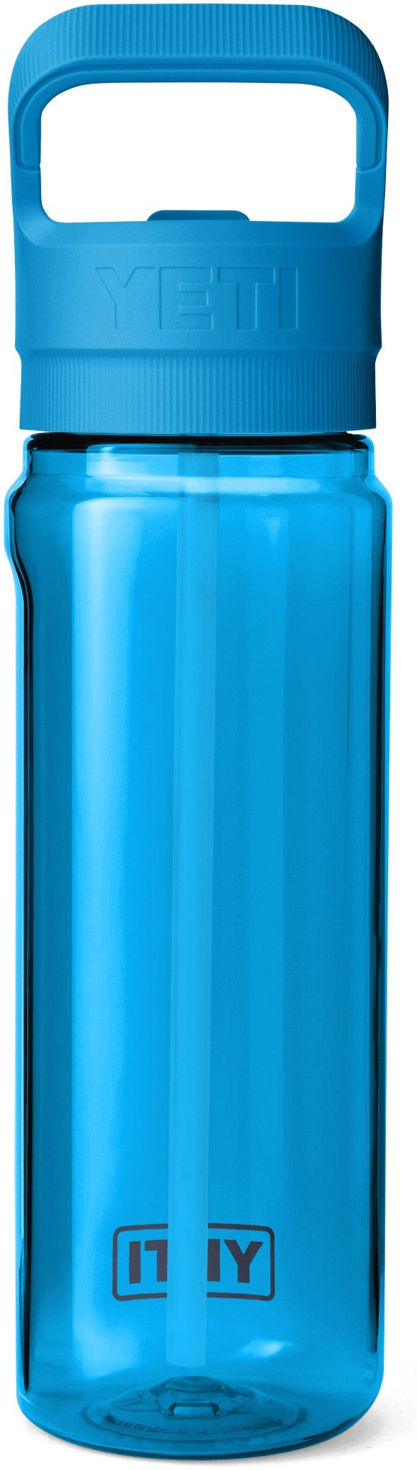 Yonder 750ml / 25oz Water Bottle with Colored Straw - big wave blue 1