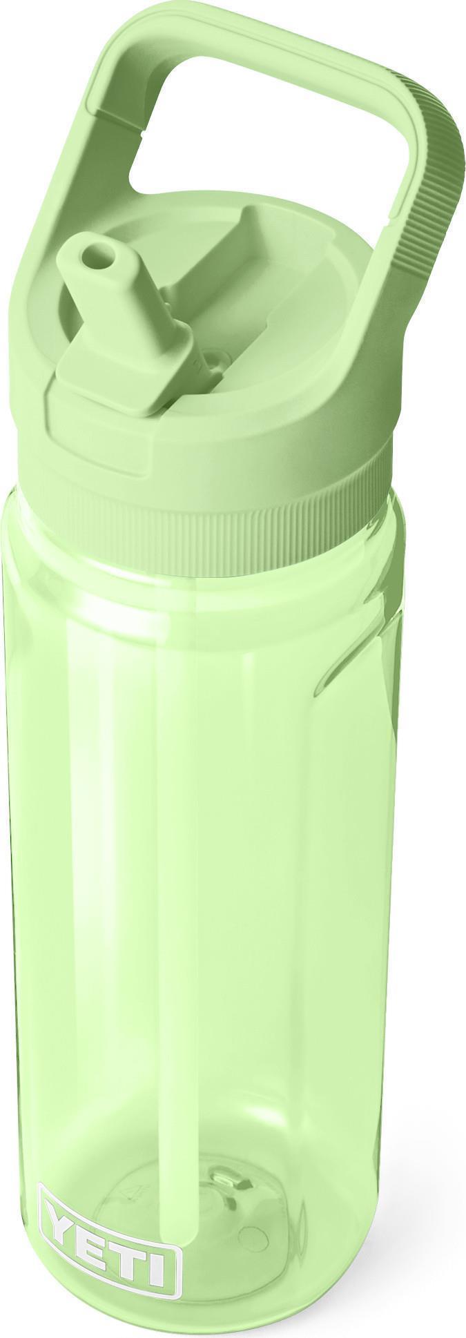 Yonder 750ml / 25oz Water Bottle with Colored Straw - key lime 1