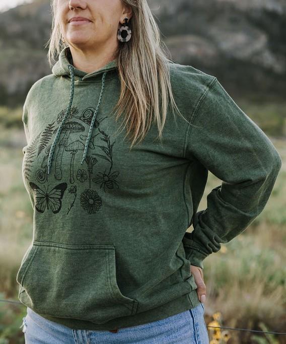 Forage Hoody - Unisex - heather green 1