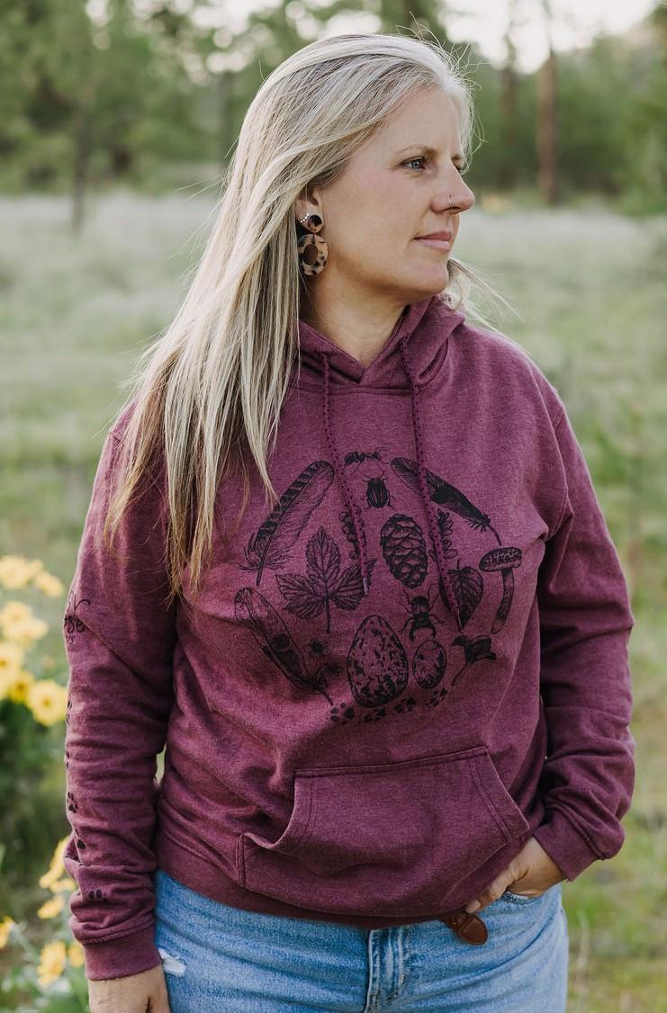Wild Hoody - Unisex - heather maroon 1