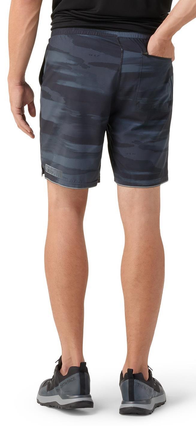 Active Lined Shorts, 8" Inseam - Mens - Black Horizon Print 3