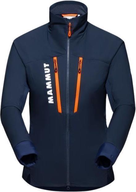 Aenergy IN Hybrid Jacket - Womens - Marine / Vibrant Orange 1