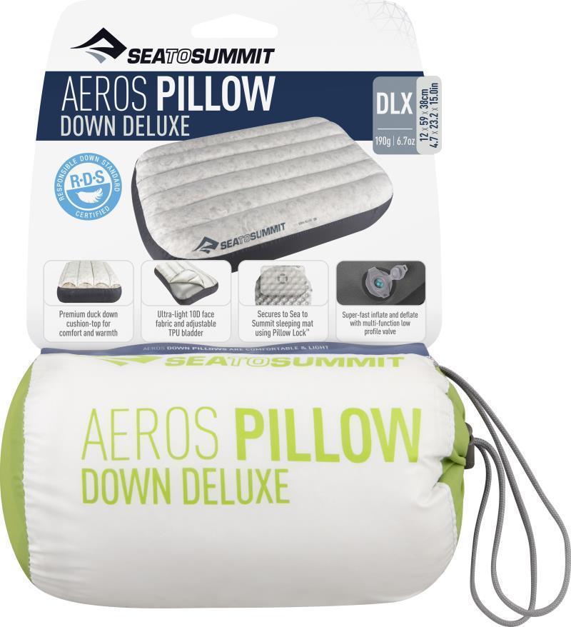 Aeros Down Camp Pillow - XLarge - Lime 6