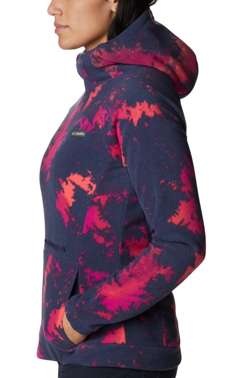 Ali Peak Hooded Fleece - Womens - Nocturnal Lookup Print 2