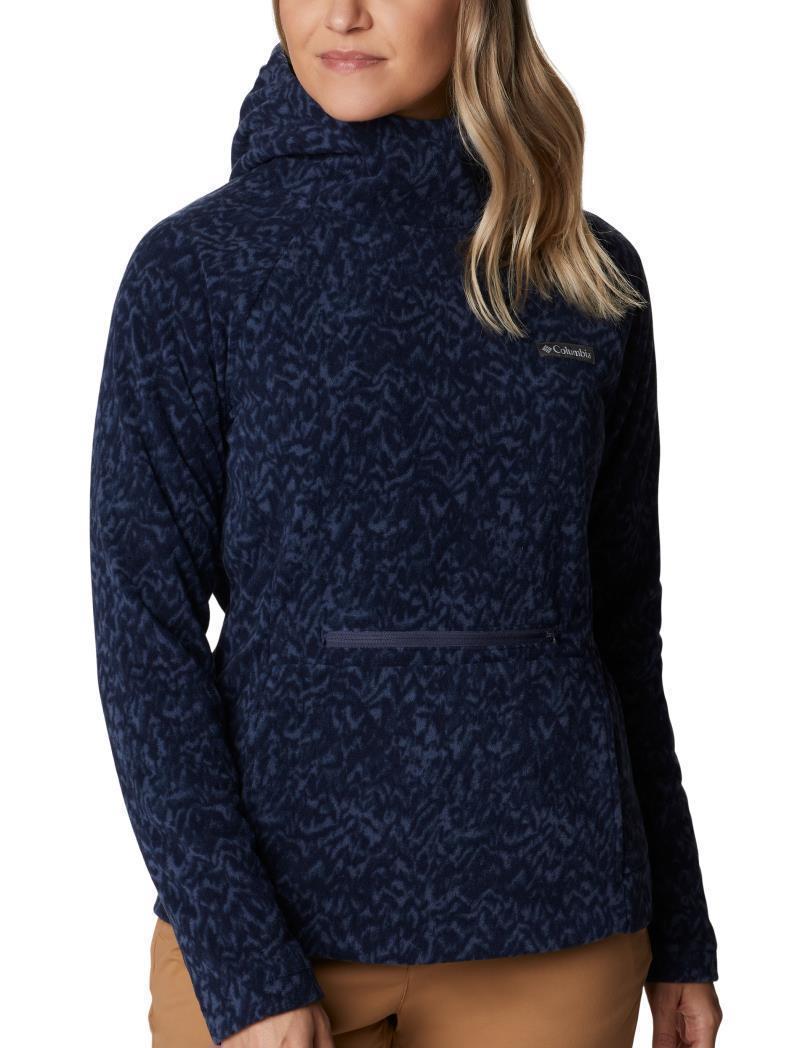 Ali Peak Hooded Fleece - Womens - Nocturnal Terrain Print 1