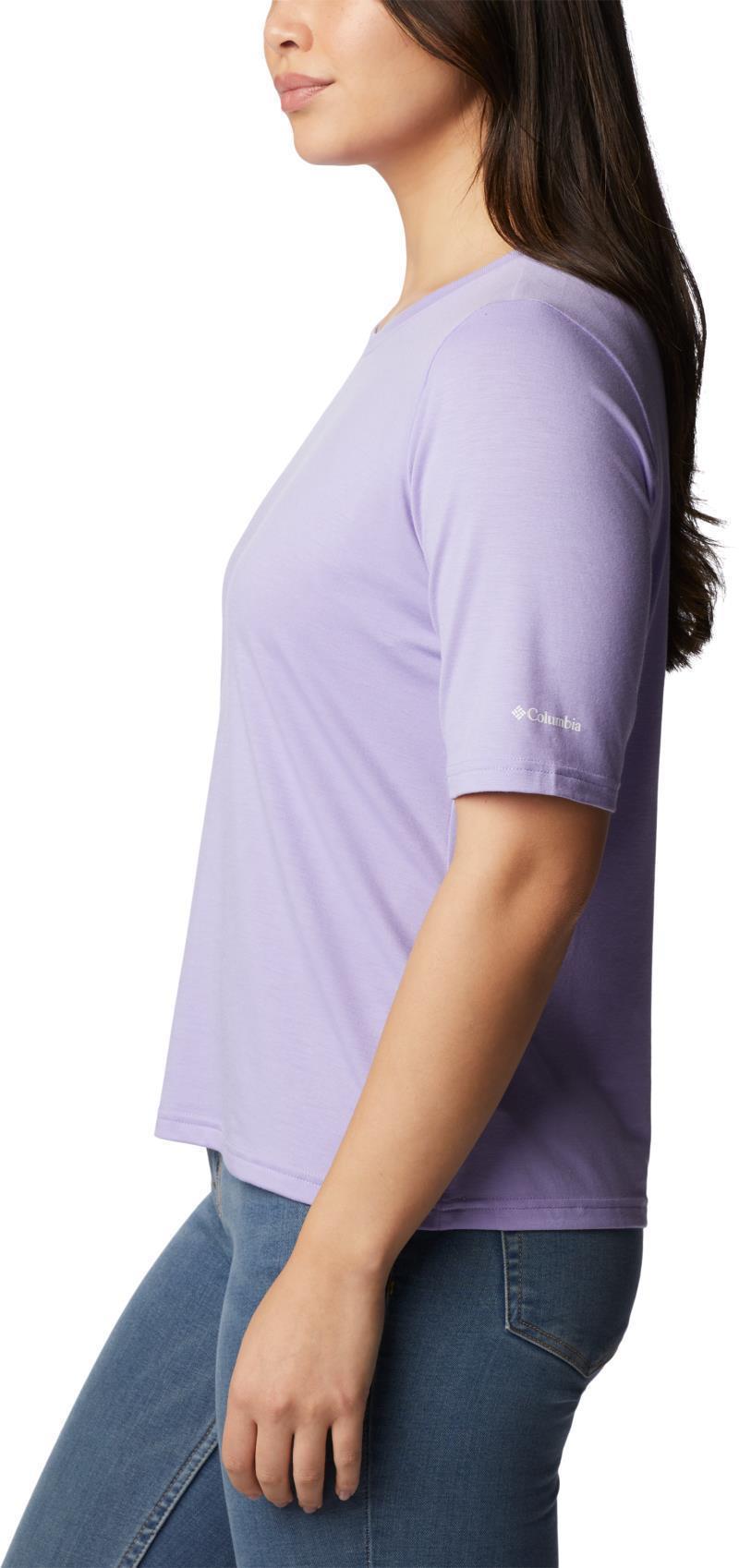 Anytime Knit SS Tee - Womens - Frosted Purple 4