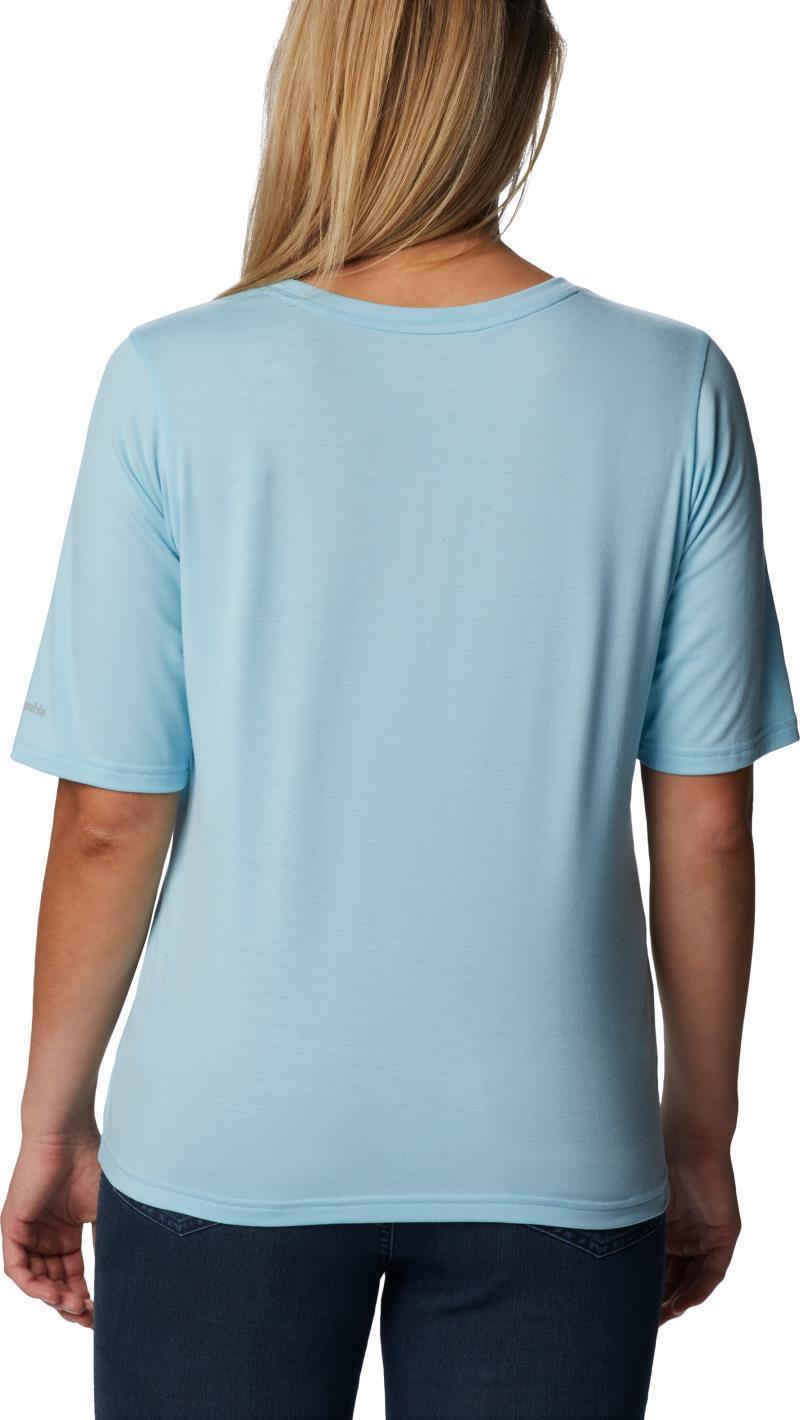 Anytime Knit SS Tee - Womens - Spring Blue 2