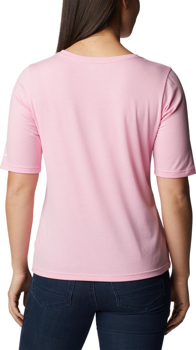 Anytime Knit SS Tee - Womens - Wild Rose 2