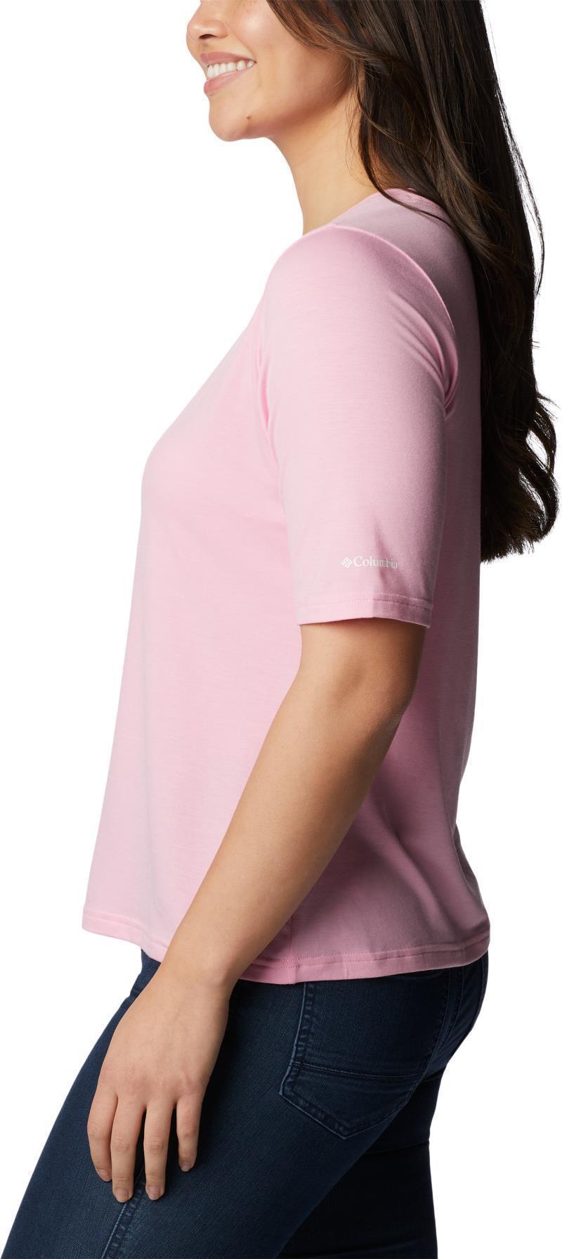 Anytime Knit SS Tee - Womens - Wild Rose 4