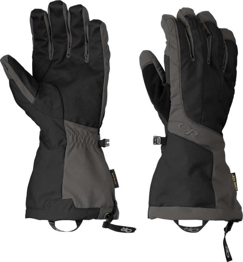 Arete Gloves - Mens - Black / Charcoal 1