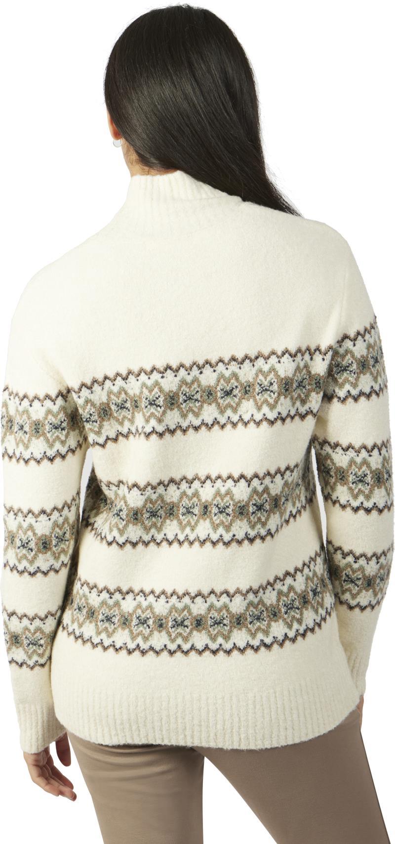 Atna High-Neck Sweater - Womens - Pearl Fair Isle 2