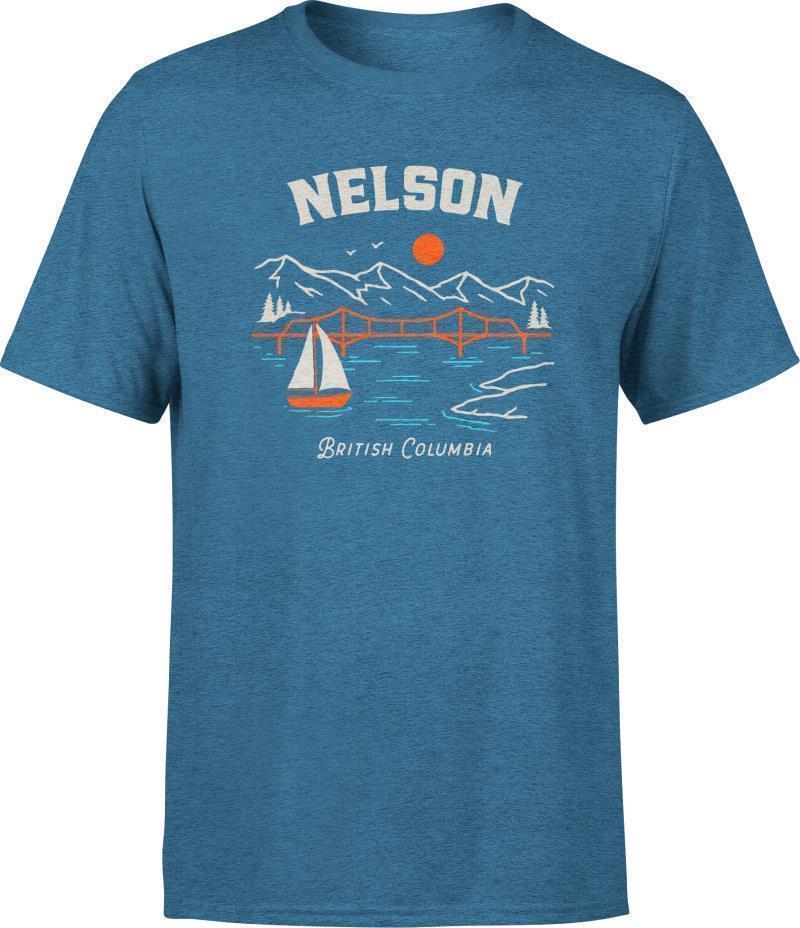 BOB T-Shirt - Mens - Heather Blue 1