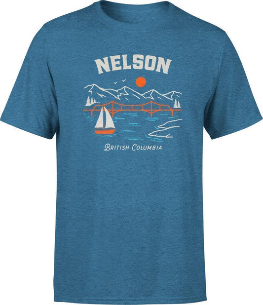BOB T-Shirt - Mens - Heather Blue 1