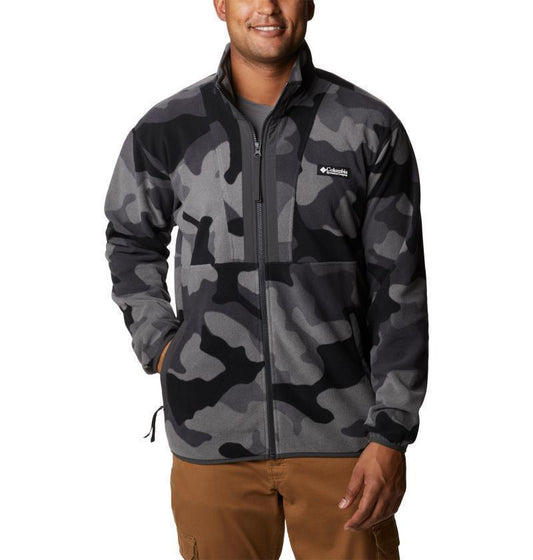 Back Bowl Fleece Lightweight - Mens - Black Mod Camo / Shark 1